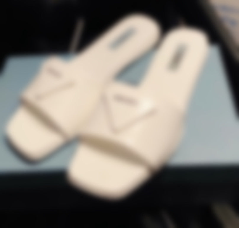 P**** WHITE SANDALS