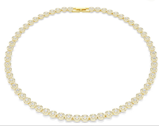 S*A*OV**I Una angelic Gold plated necklace